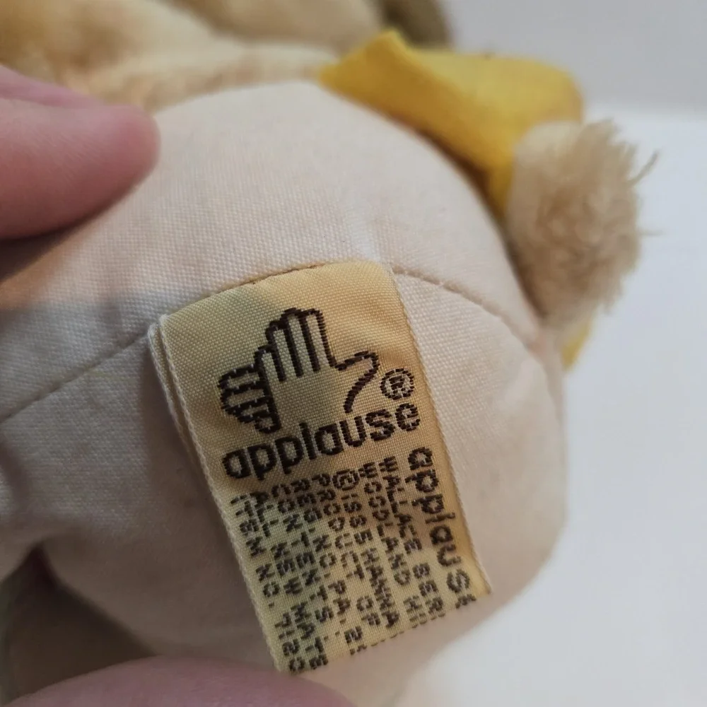 1985 Applause Hanna Barbera PAW PAWS Brave‎ Paw Indian Bear Stuffed Plush 9